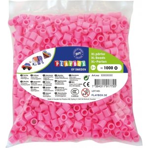 Rohrperlen XL 1000 Stück rosa Rohrperlen XL 1000 Stück rosa