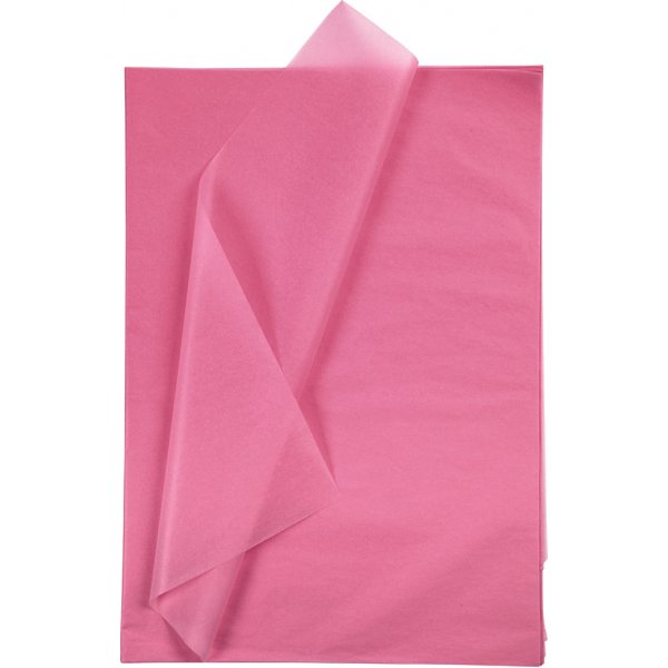 Seidenpapier - rosa - 50 x 70 cm - 14 g - 25 Blatt