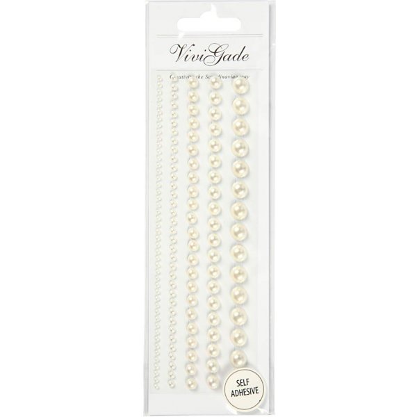 Strasssteine - wei - 2-8 mm - 140 Stk