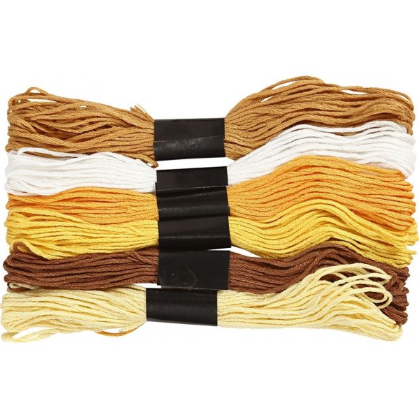 Harmoni Stickgarn - golden - 6 Bndel