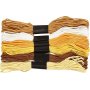 Harmoni Stickgarn - golden - 6 Bndel