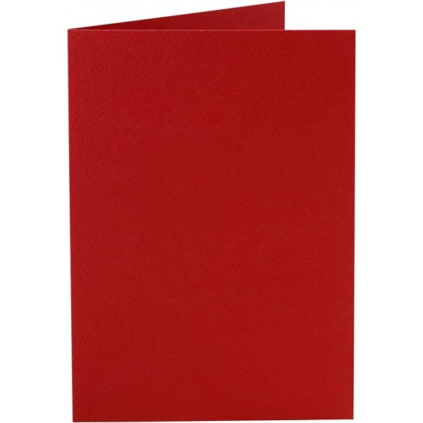 Karte - rot - 10,5 x 15 cm - 10 Stk Karte - rot - 10,5 x 15 cm - 10 Stk
