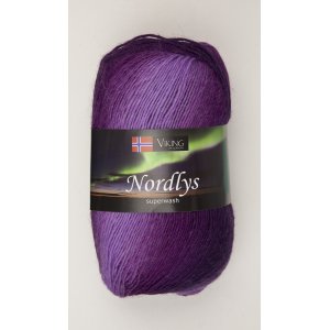 Wikingergarn Nordlys 100g - Helllila/Dunkellila (969) Wikingergarn Nordlys 100g - Helllila/Dunkellila (969)