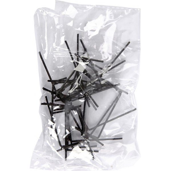 Vogel-/Hhnerfe - schwarz - 10 Paar