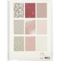 Vivi Gade Designpapier in Blcken - Beige/Rosa - 24 Blatt