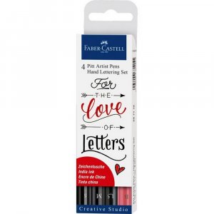 Zeichenstift Faber-Castell PITT Artist Handlettering - 4 Stifte Zeichenstift Faber-Castell PITT Artist Handlettering - 4 Stifte