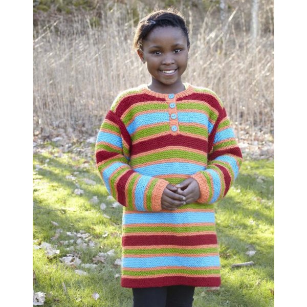 Strickanleitung - Langer Pullover und Mtze (kleine Gren)