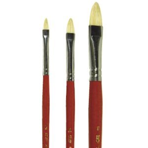 Haselnusspinsel - flach