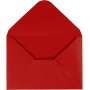 Umschlag - rot - 11,5 x 16 cm - 10 Stk