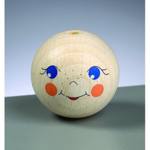 Holzkopf 40 mm - Puppe Holzkopf 40 mm - Puppe
