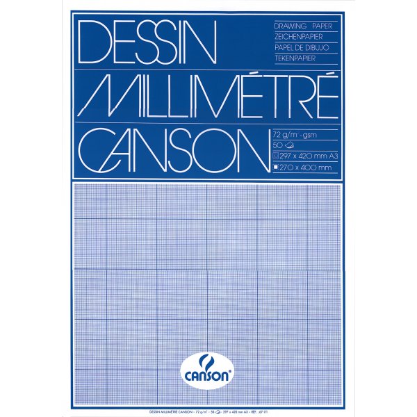 Millimeterpapier 72g