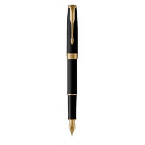 Füllfederhalter Parker - Sonnet Matte Black - GT Füllfederhalter - Mittelblau Füllfederhalter Parker - Sonnet Matte Black - GT Füllfederhalter - Mittelblau