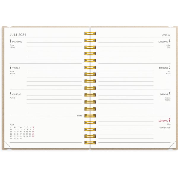 Kalender 24/25 Senator - A6 - Story Burgunderrot Kalender 24/25 Senator - A6 - Story Burgunderrot