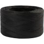 Raffia-Papiergarn - Schwarz - 100 m