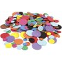 Dekorative Gummikreise - gemischte Farben - 300 Stk