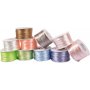 Satinschnur-Set Pastell 2 mm 10 x 50 m