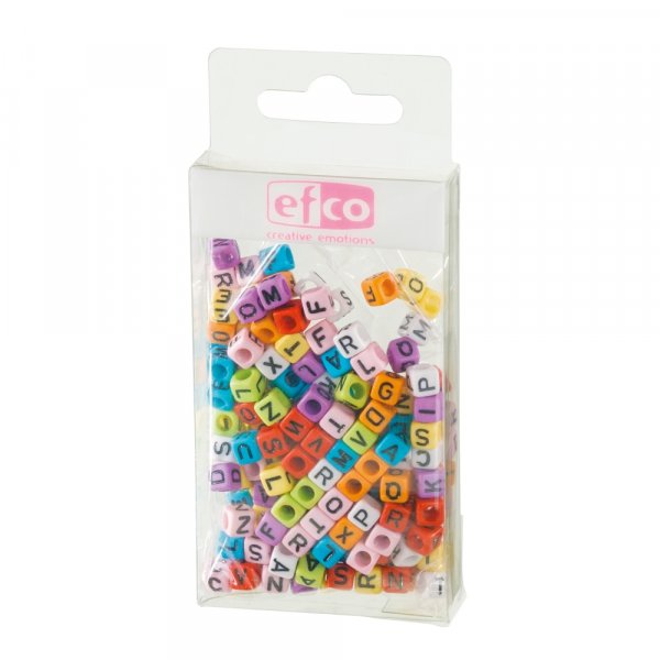 Buchstabenperlen in verschiedenen Farben - 180 Stk