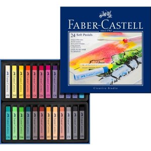 Weiche Pastellkreiden Goldfaber - 24 Buntstifte Weiche Pastellkreiden Goldfaber - 24 Buntstifte