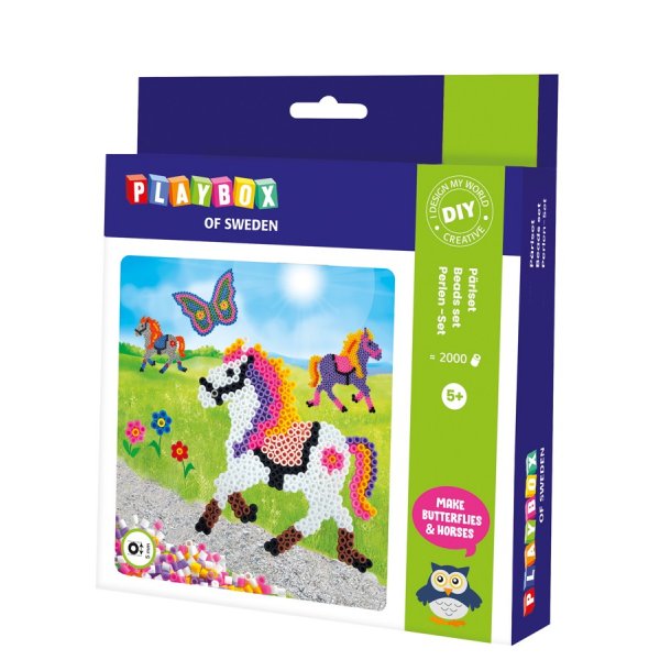 Das Perlenpferd und der Schmetterling