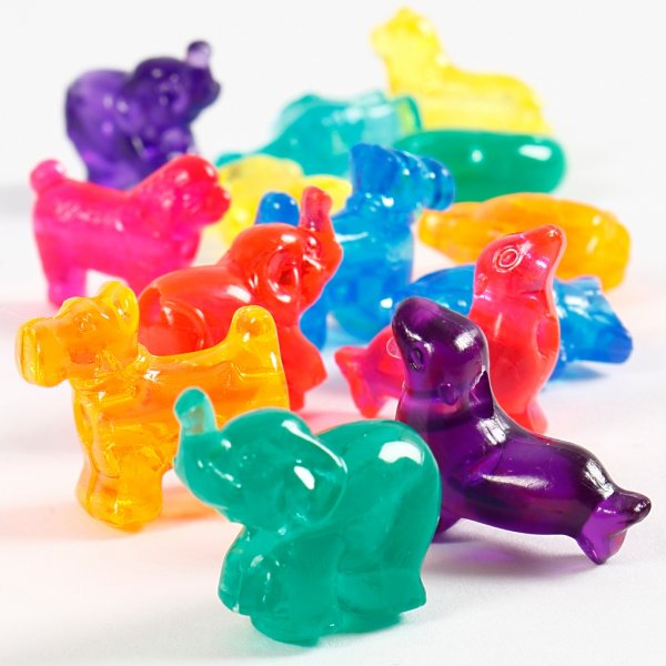 Kunststoffperlen - leuchtende Farben - glänzend - 125 ml Kunststoffperlen - leuchtende Farben - glänzend - 125 ml