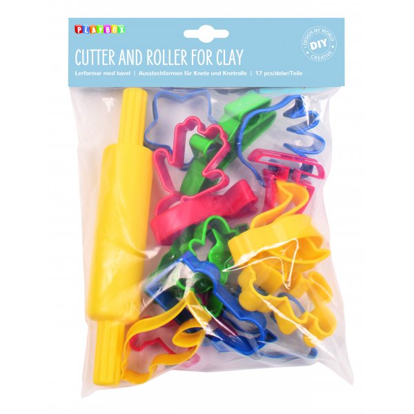 Tonformen mit Nudelholz