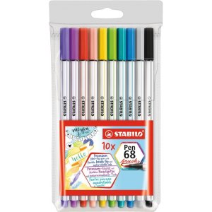 Fasermaler Pinsel 68 - 10er-Pack Fasermaler Pinsel 68 - 10er-Pack