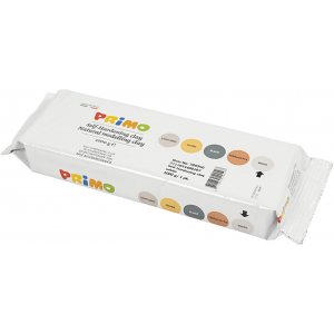 Selbsthärtender Ton, weiß, 1000 g Selbsthärtender Ton, weiß, 1000 g