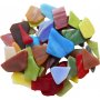 Glasmosaik - gemischte Farben - Inhalt kann variieren - 15-60 mm - 2 kg