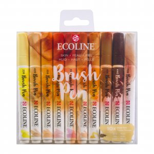 Ecoline Pinselstift 10er-Pack - Orange Ecoline Pinselstift 10er-Pack - Orange