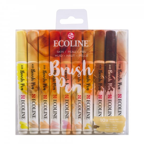 Ecoline Pinselstift 10er-Pack - Orange