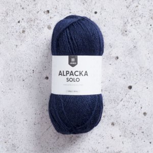 Alpaka Solo 50g - Marineblau Alpaka Solo 50g - Marineblau