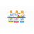 Waschbare Kinderfarbe Giotto 3x250 ml - Gelb/Rot/Blau