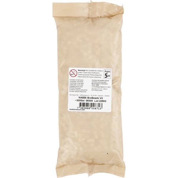 NABBI BioBeads - wei - mittel - 3000 Stk