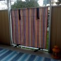 Kundenbild Markisenstoff und Dekostoff Toldo Stripes - Mischfarbe Silja 1 - 160 cm