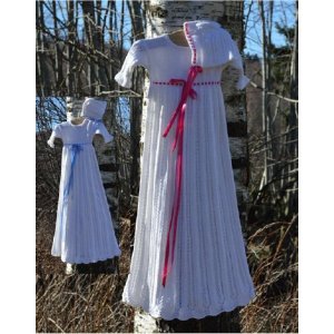 Strickmuster - Taufkleid und Mütze Strickmuster - Taufkleid und Mütze