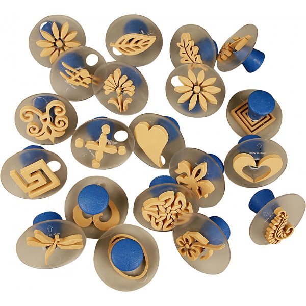 Schaumstoffstempel mit Griffen - 20 Stk