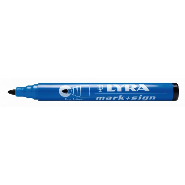 Permanentmarker Mark&Sign 1-4 mm - Schwarz