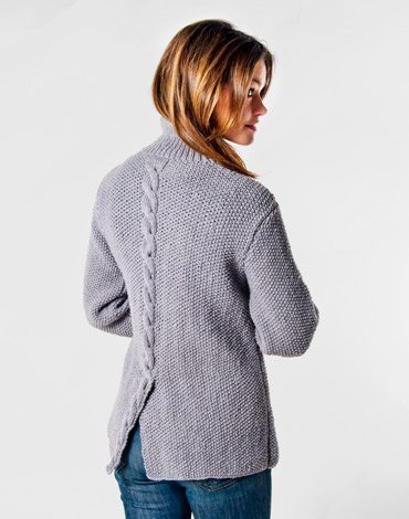 Strickanleitung - Moss-Strickjacke aus Doppelgarn