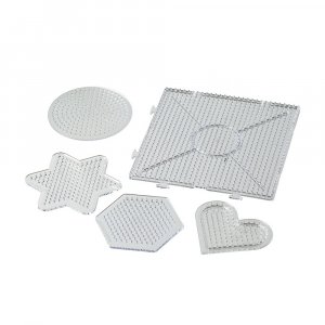 Set Perlenfliesen in verschiedenen Formen 8,5x7,5 cm / 15x15 cm - 5 transparente Teile Set Perlenfliesen in verschiedenen Formen 8,5x7,5 cm / 15x15 cm - 5 transparente Teile