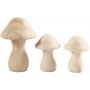 Schwmme aus gedrechseltem Holz - 3 Stk