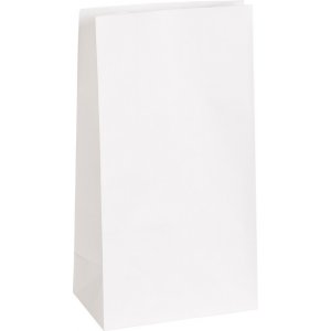Papiertüte - weiß Papiertüte - weiß