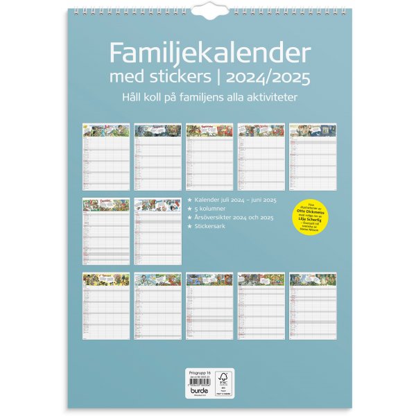 Familienkalender 24/25 - Aufkleber