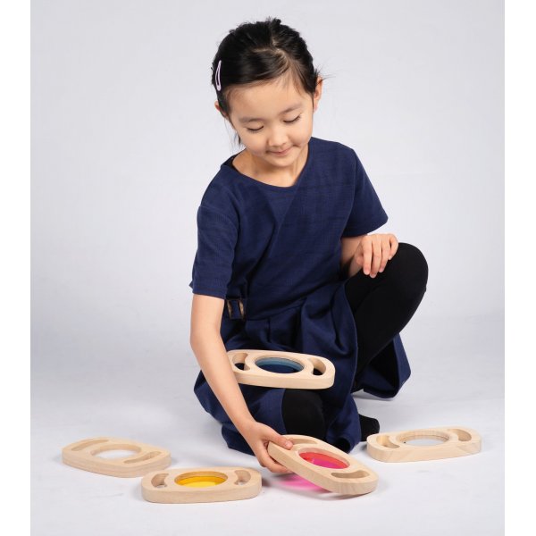 Farbtafel 3er-Pack - Blau/Rosa/Gelb