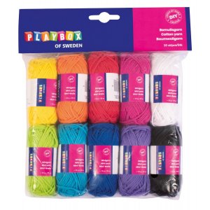 Minigarn Baumwolle - 10x10g Minigarn Baumwolle - 10x10g