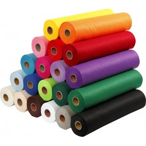 Hobbyfilz - gemischte Farben - 20 x 5 m Hobbyfilz - gemischte Farben - 20 x 5 m