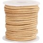 Lederband - Beige - 2 mm - 10 m