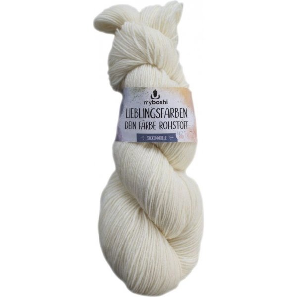Myboshi Sockenwolle zum Frben - 100 g