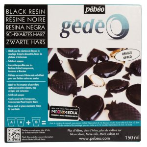 Epoxidharz - Pebeo - Black Crystal Harzset 150 ml Epoxidharz - Pebeo - Black Crystal Harzset 150 ml