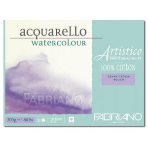 Fabriano Aquarellblock 200 g grobe Körnung Fabriano Aquarellblock 200 g grobe Körnung