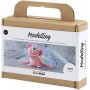 Mini-Bausatz zum Modellieren, hellrosa, Monster Sally
